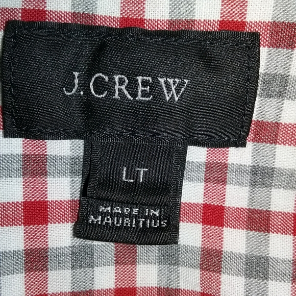 J Crew men's long sleeve casual shirt size LT - Picture 6 of 8